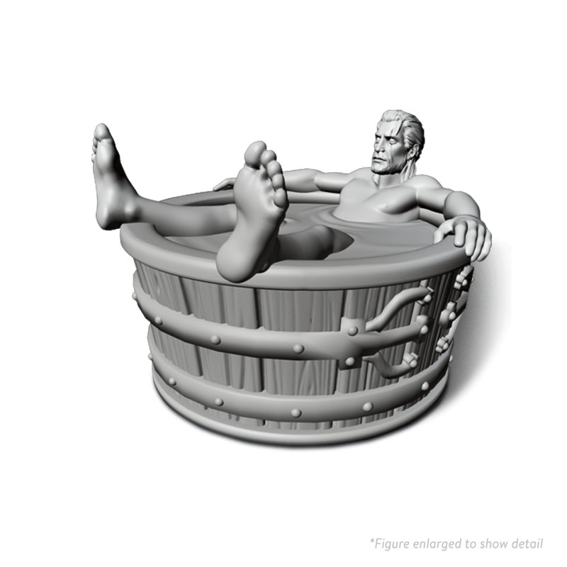 UNMATCHED THE WITCHER GERALT IN BATHTUB