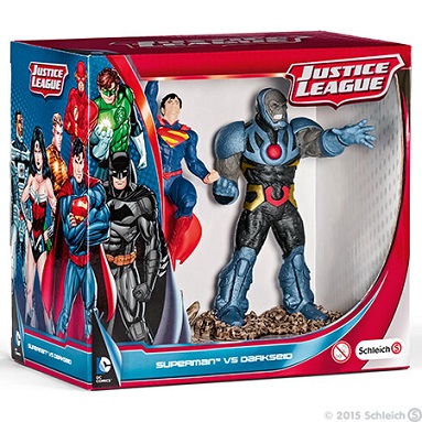 SCHLEICH JUSTICE LEAGUE PACK SUPERMAN VS DARKSEID 12CM