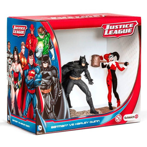 SCHLEICH PACK BATMAN VS HARLEY QUINN