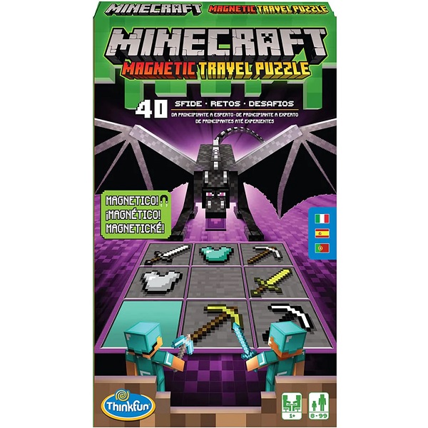 MINECRAFT MAGNETIC TRAVEL PUZZLE