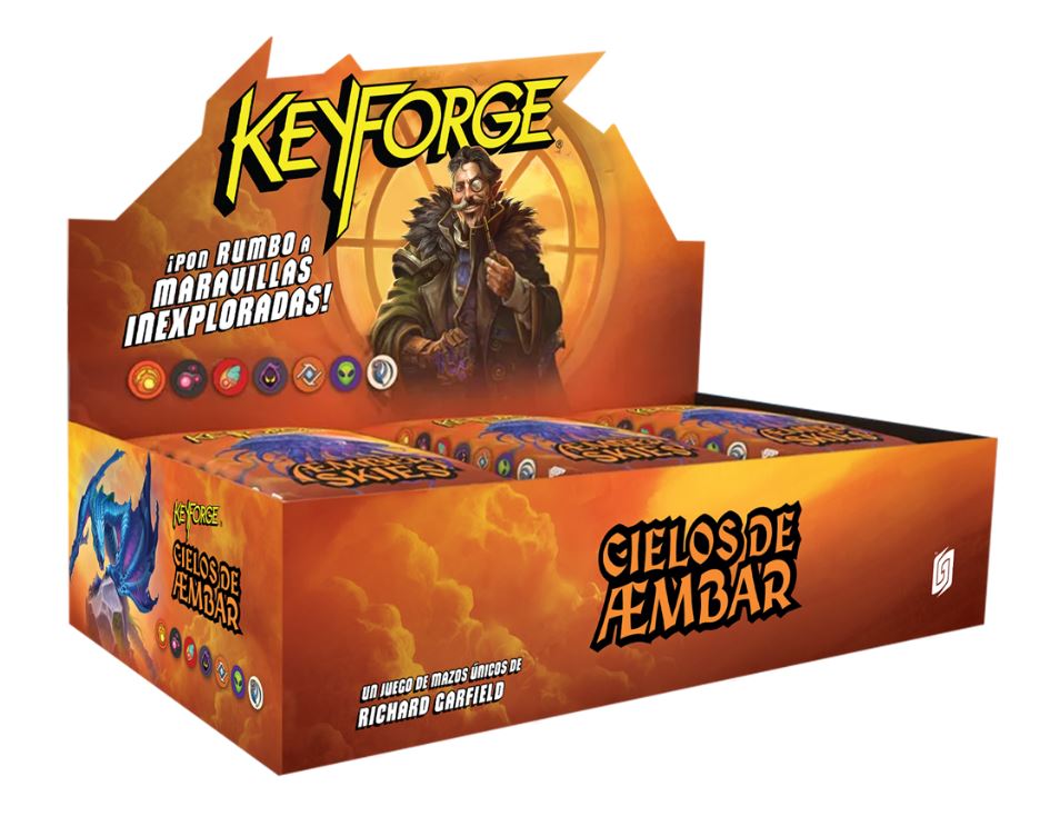 KEYFORGE:CAJA DE MAZOS CIELOS DE ÆMBAR