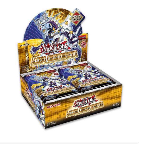 YUGIOH! ACCESO CIBERTORMENTA CAJA DE SOBRES