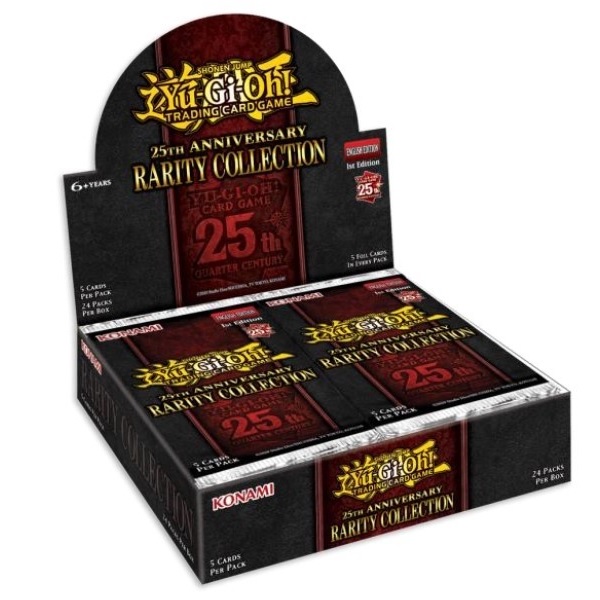 YUGIOH! 25TH ANNIVERSARY RARITY COLLECTION CAJA DE SOBRES
