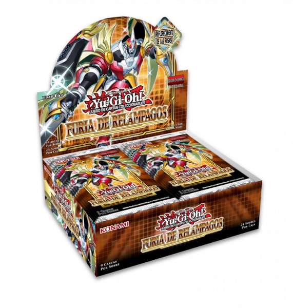 YUGIOH! FURIA DE RELAMPAGOS CAJA DE SOBRES