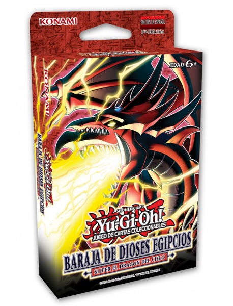 YUGIOH! BARAJA DE LOS DIOSES EGIPCIOS SLIFER EL DRAGON DEL CIELO