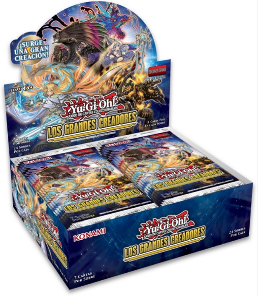 YUGIOH! PACK LOS GRANDES CREADORES CAJA DE SOBRES