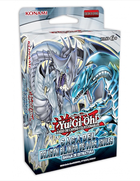 YUGIOH BARAJA DE ESTRUCTURA SAGA DEL DRAGON BLANCO DE OJOS AZULES
