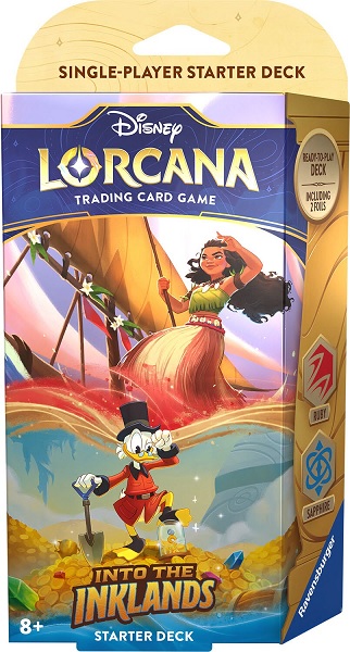 Disney Lorcana Into the Inklands mazo de inicio MODELO 1