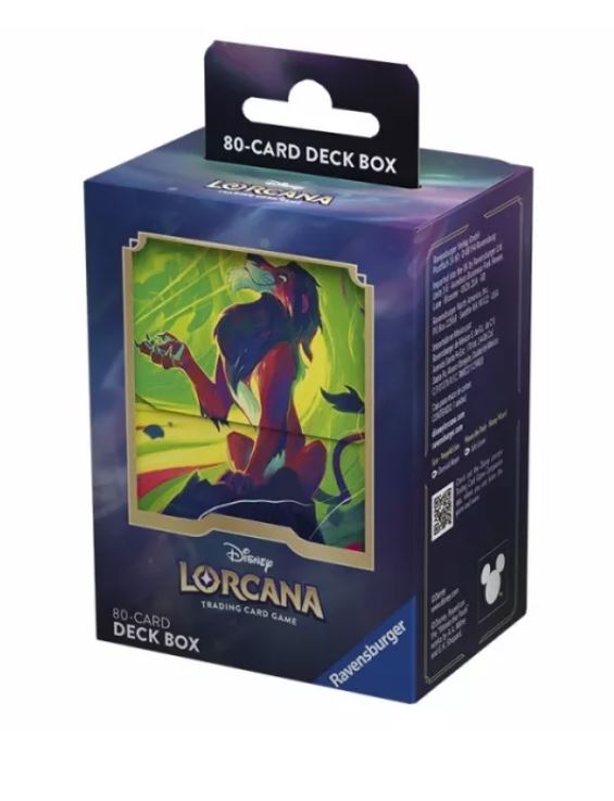 Caja de mazo Disney Lorcana Scar - Vengeful Lion Azurite Sea
