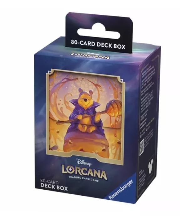 Caja de mazo Disney Lorcana Winnie the Pooh Hunny Wizard Azurite Sea