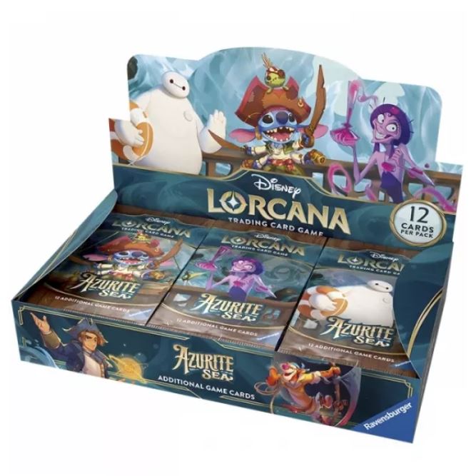 Disney Lorcana Azurite Sea caja de sobres