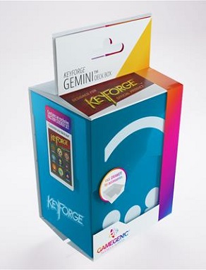 GAMEGENIC KEYFORGE GEMINI BLUE DECK BOOK ML