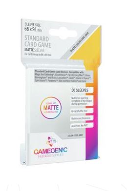 GAMEGENIC MATTE STANDARD CARD GAME SLEEVES