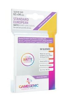 GAMEGENIC MATTE STANDARD EUROPEAN-SIZED SLEEVES