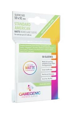 GAMEGENIC MATTE STANDARD AMERICAN-SIZED SLEEVES