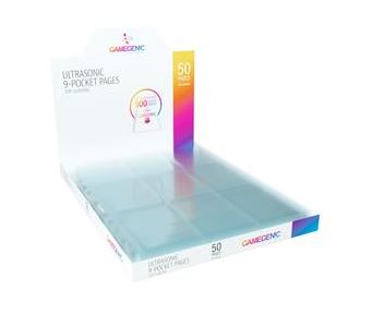 GAMEGENIC DISPLAY ULTRASONIC 9-POCKET PAGES TOP-LOADING