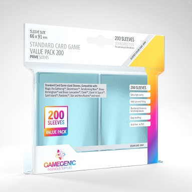 GAMEGENIC PRIME STANDARD CARD GAME VALUE PACK (200)