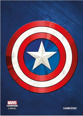 GAMEGENIC: FUNDAS MARVEL CHAMPIONS, CAPTAIN AMERICA