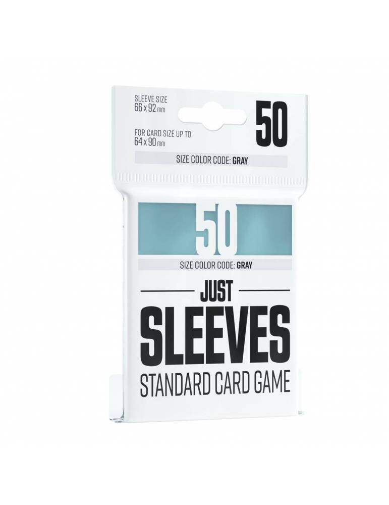 JUST SLEEVES STANDARD 50 TRANSPARENTES
