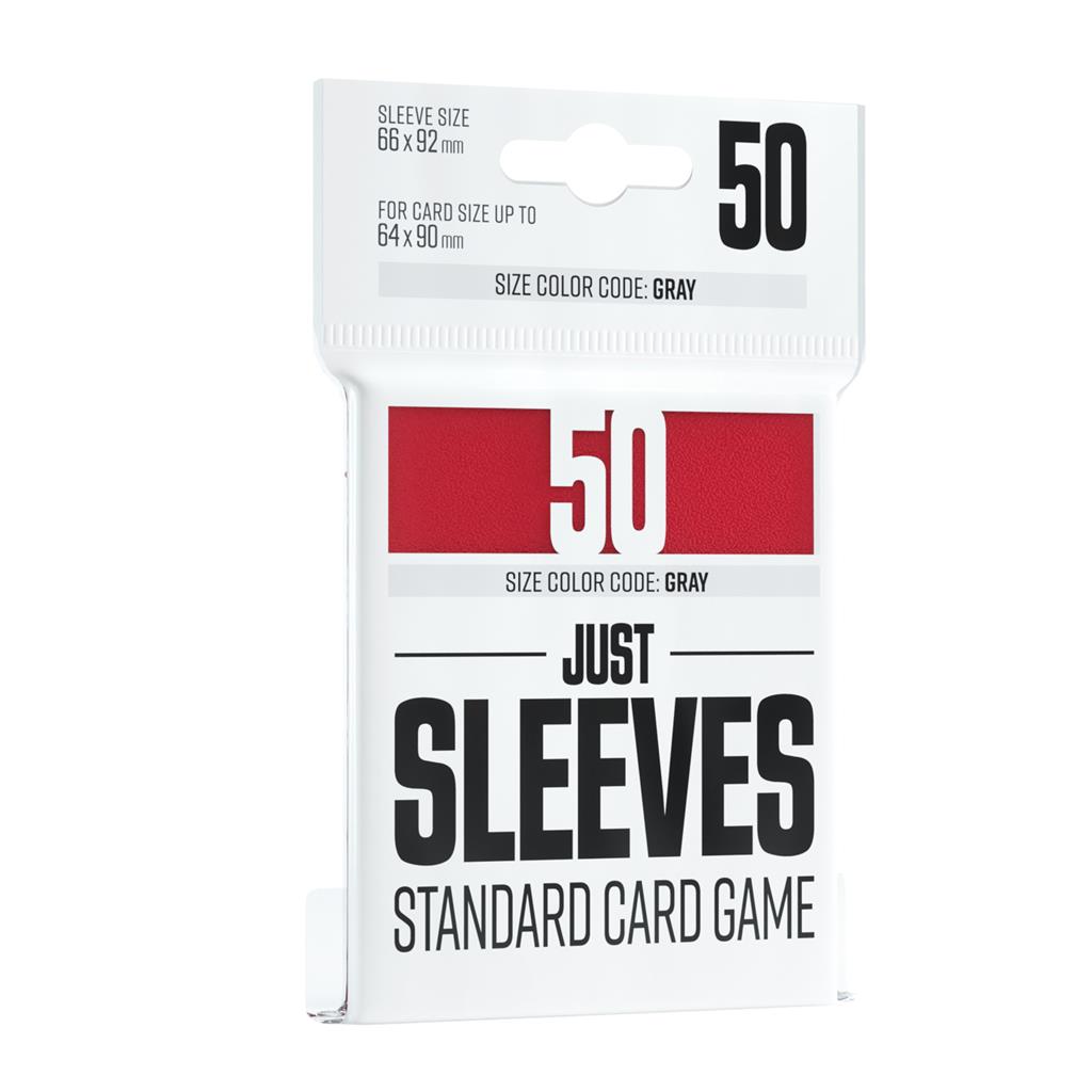JUST SLEEVES STANDARD 50 ROJO