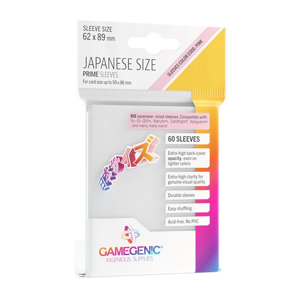 GAMEGENIC PRIME JAPANESE SLEEVES WHITE