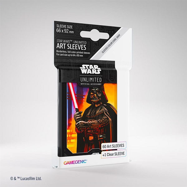 STAR WARS UNLIMITED VADER ART SLEEVES SPACE