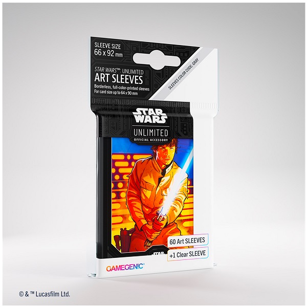 STAR WARS UNLIMITED LUKE ART SLEEVES SPACE