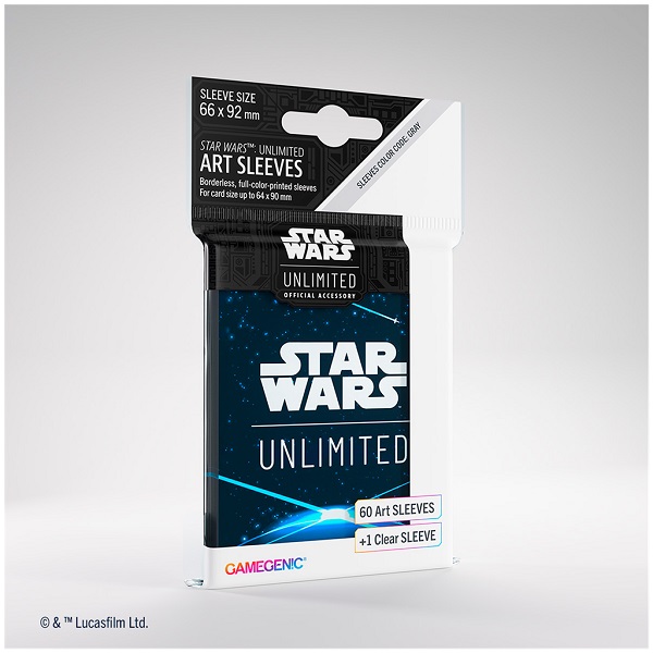 STAR WARS UNLIMITED BLUE SPACE ART SLEEVES