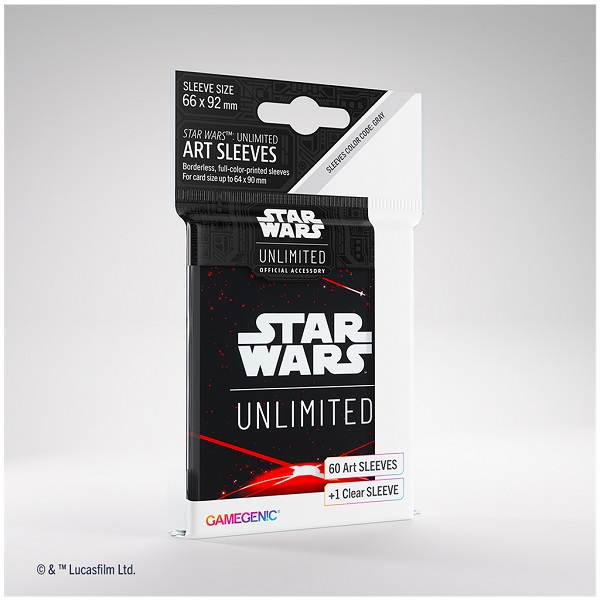 STAR WARS UNLIMITED RED SPACE ART SLEEVES