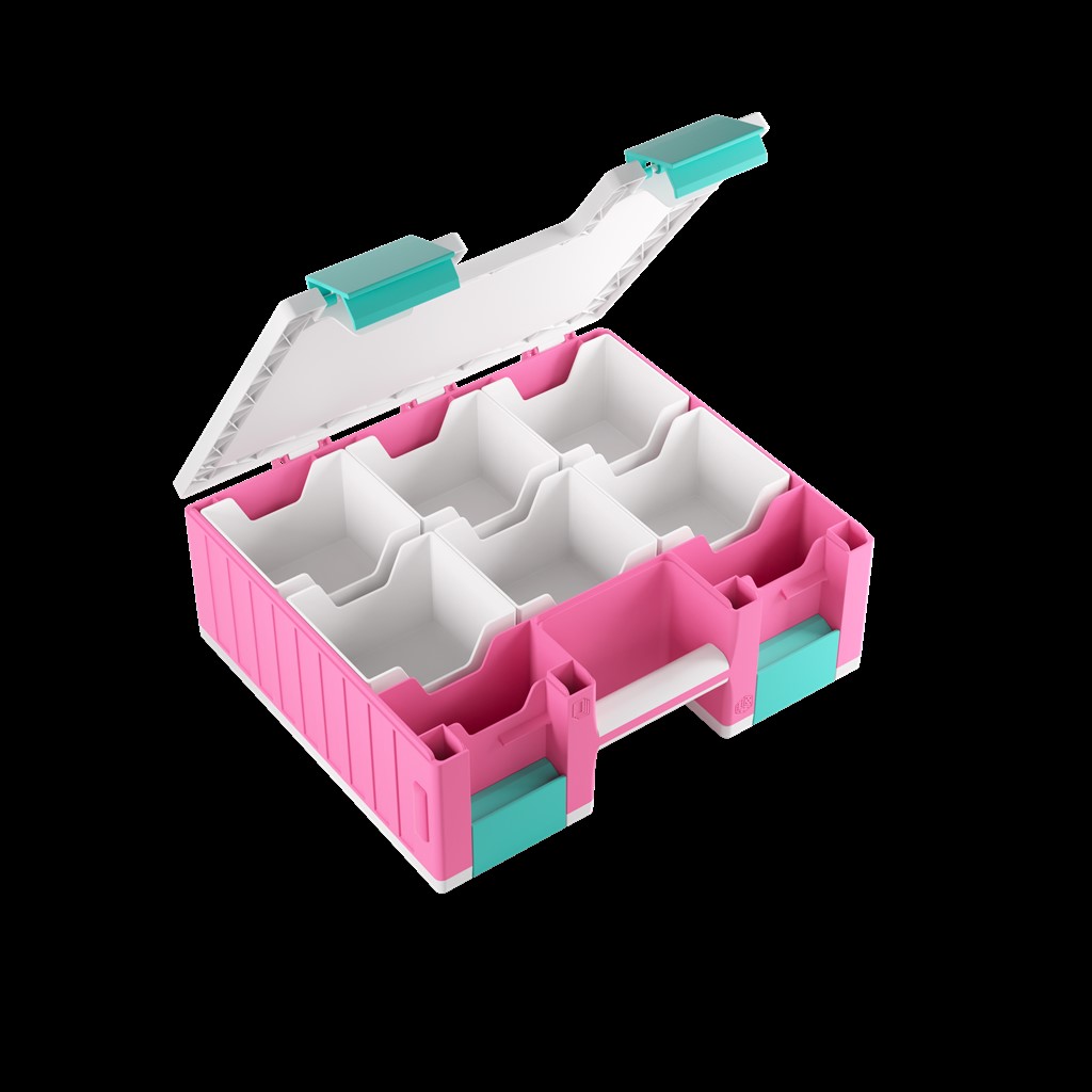 MALETIN JUEGOS GAME CASTLE PINK / WHITE