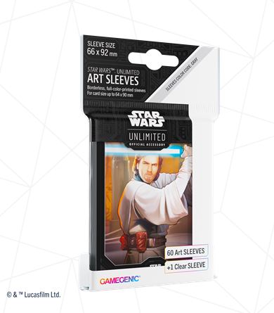 STAR WARS UNLIMITED SPACE ART SLEEVES OBI-WAN