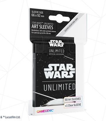 STAR WARS UNLIMITED SPACE ART SLEEVES BACK WITHE