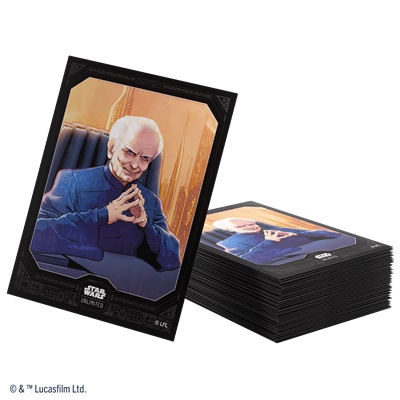 SWU ART SLEEVES SET 6 LEADER 1 PALPATINE