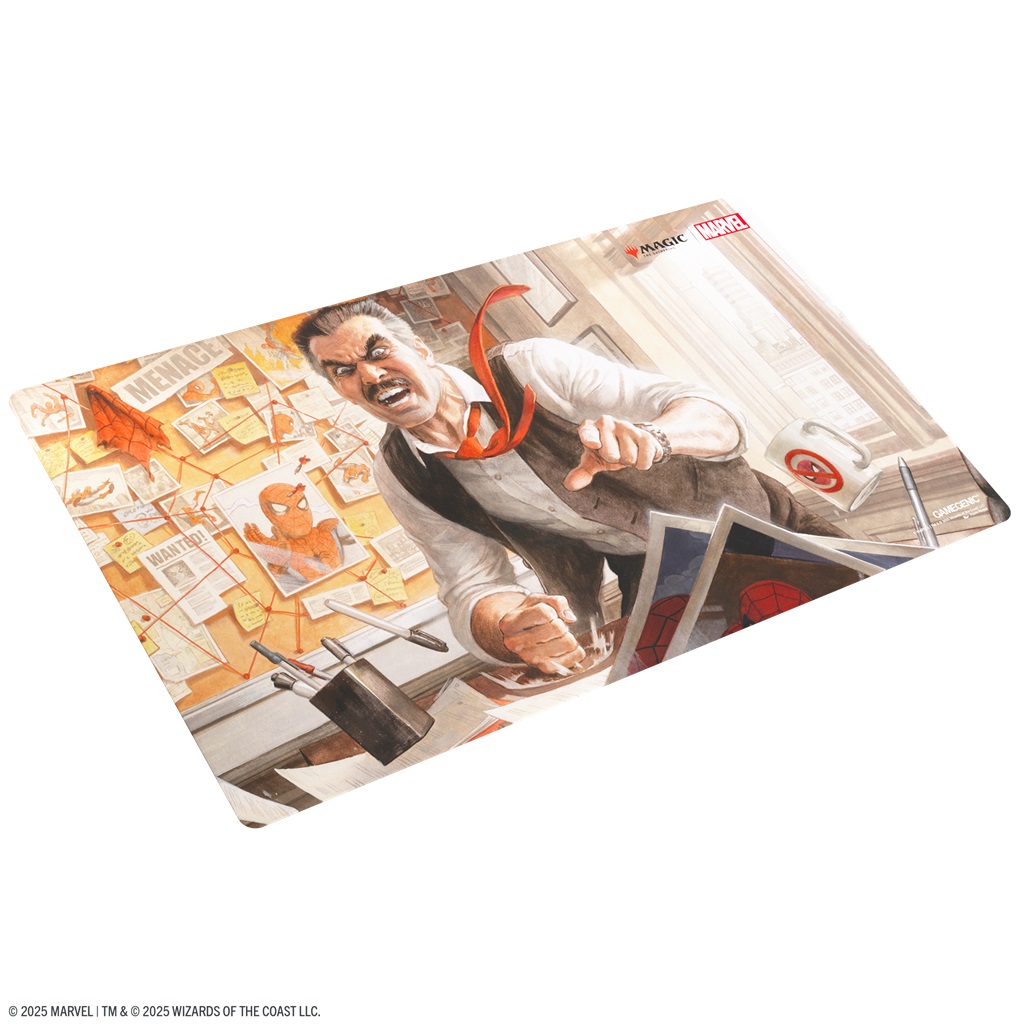 MAGIC MARVEL SPIDERMAN PLAYMAT JONAH JAMESON