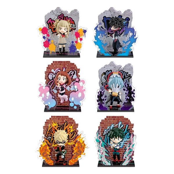 My Hero Academia Minifiguras 6 cm Wall Art Collection Heroes & Villains