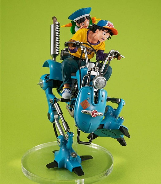 MEGAHOUSE Dragonball Z Desktop Real McCoy EX Diorama PVC Son Goku & Son Gohan & Robot with two legs 20 cm