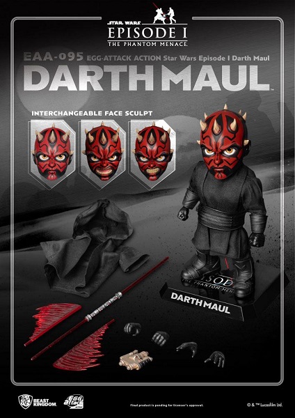 EGG ATTACK ACTION DARTH MAUL EPISODIO I - STAR WARS
