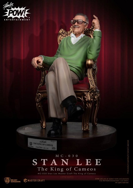 ESTATUA MASTER CRAFT STAN LEE EL REY DE LOS CAMEOS - MARVEL