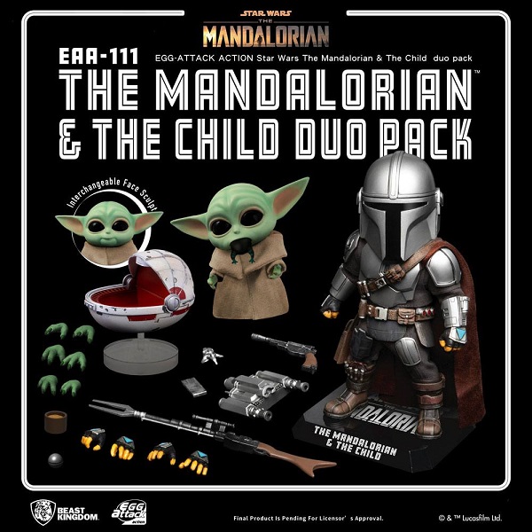 EGG ATTACK ACTION THE MANDALORIAN & THE CHILD - STAR WARS