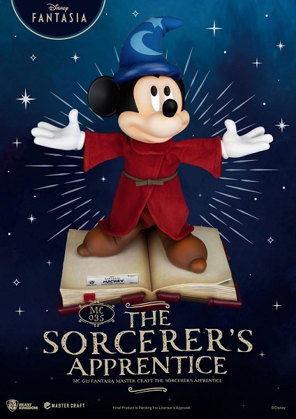 ESTATUA MASTER CRAFT MICKEY APRENDIZ DE BRUJO - FANTASÍA DISNEY