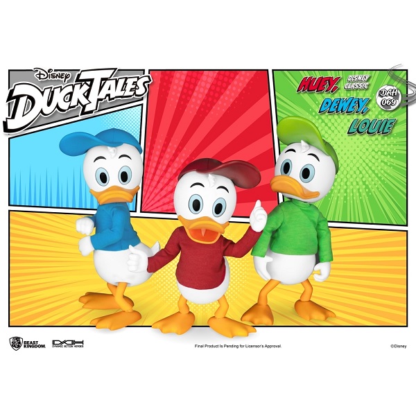 DYNAMIC 8CTION HEROES PATO AVENTURAS JUANITO JORGITO Y JAIMITO 10CM