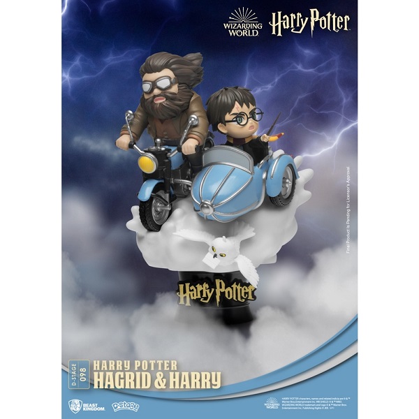 DIORAMA D-STAGE HARRY POTTER HAGRID Y HARRY 16CM