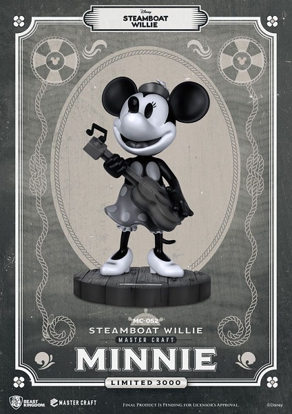 ESTATUA MASTER CRAFT STEAMBOAT WILLIE MINNIE - DISNEY