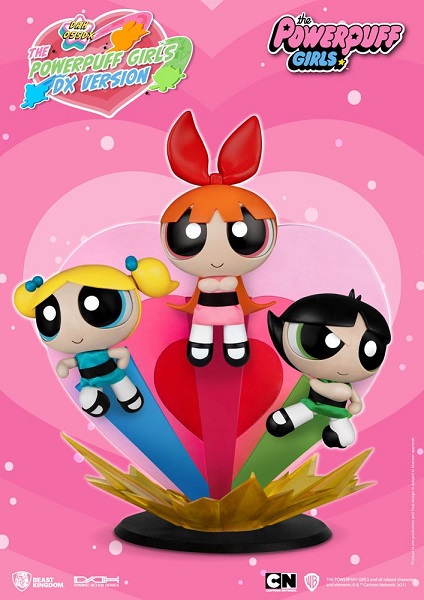 Dynamic 8ction LAS SUPERNENAS Heroes 1/9 Blossom, Bubbles & Buttercup Deluxe 14 cm