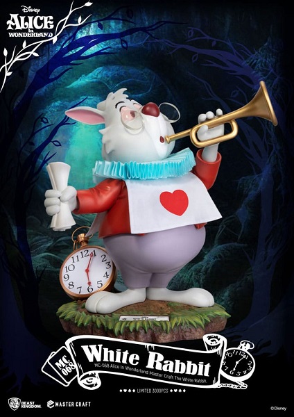 ESTATUA MASTER CRAFT Alicia en el país de las maravillas The White Rabbit 36CM
