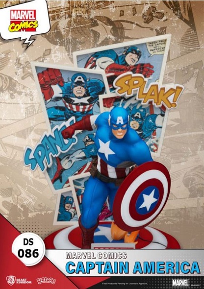 DIORAMA D-STAGE MARVEL CAPITAN AMERICA 15cm