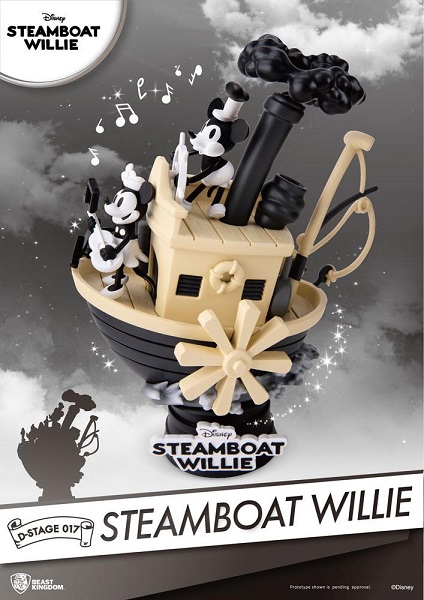 DIORAMA D-STAGE Steamboat Willie Diorama PVC Mickey & Minnie 15 cm