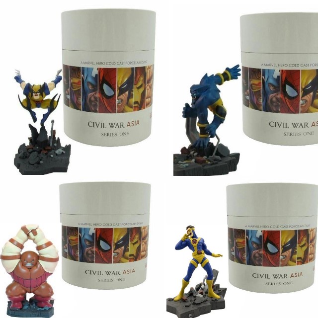 PACK ESTATUAS CIVIL WAR ASIA SERIES ONE  (COLECCIÓN COMPLETA)