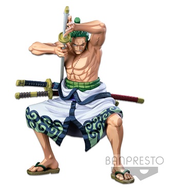 BANPRESTO WORLD COLOSSEUM 3 SUPER MASTER STAR PIECE - THE RORONOA ZORO (TWO DIMENSIONS) - ONE PIECE