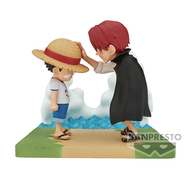 BANPRESTO ONE PIECE WORLD COLLECTABLE FIGURE LOG STORIES - MONKEY.D.LUFFY & SHANKS